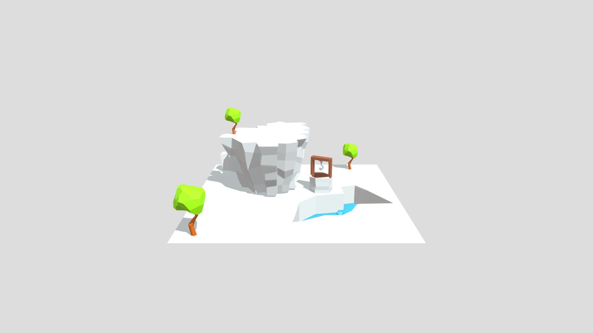 Montañas Low Poly