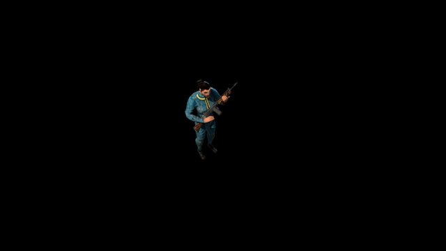 VaultGirl - Player 3D Model