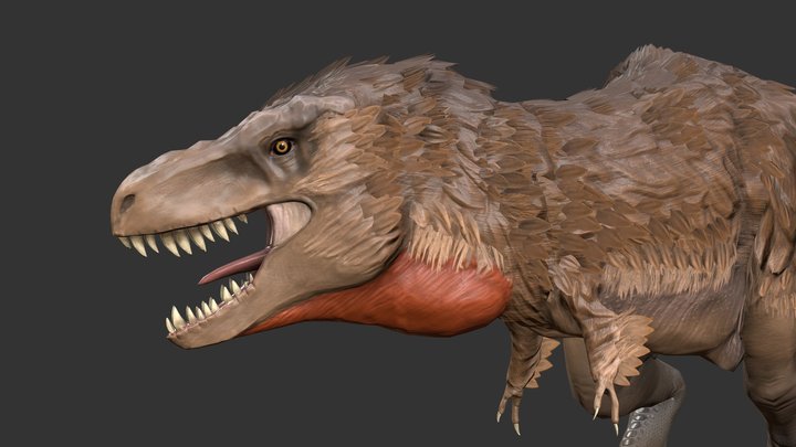 Tarbosaurus (highpoly) 3D Model