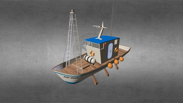 Barco Pesquero 3D Model