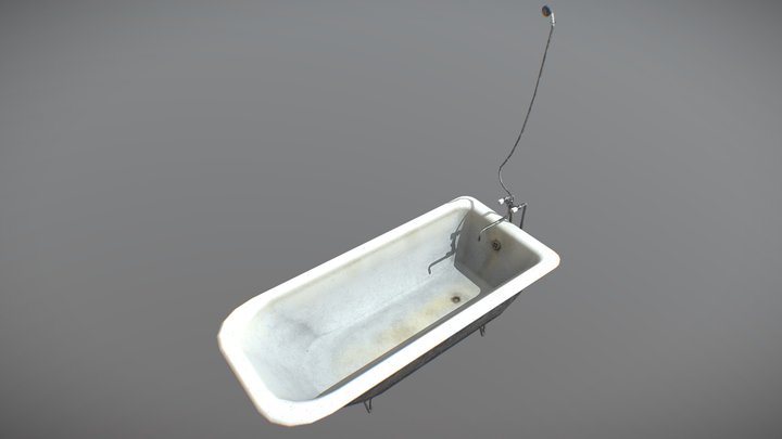 Old USSR bath 3D Model