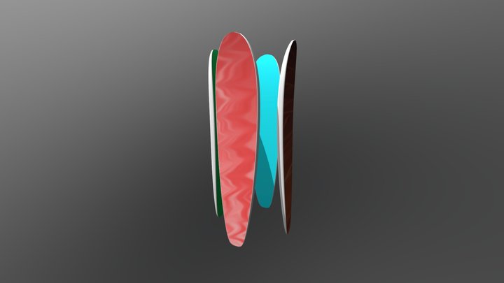 Surfboards 3D Model