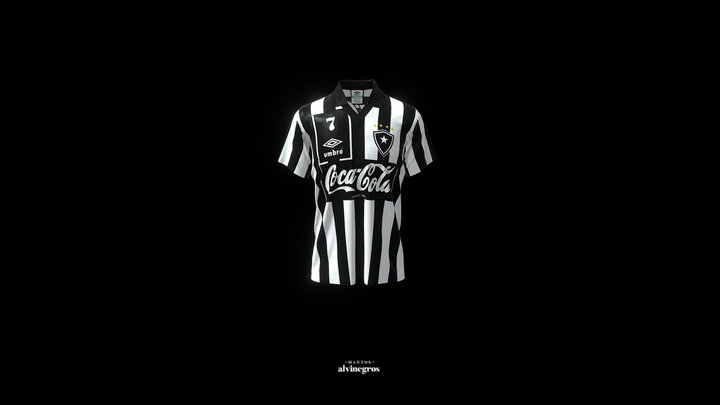 Camisa Botafogo - 1991-92 - Titular