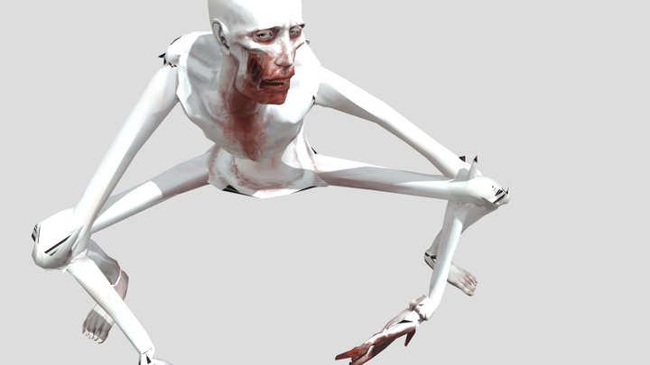 Dancing Twerk on SCP-096 3D Model