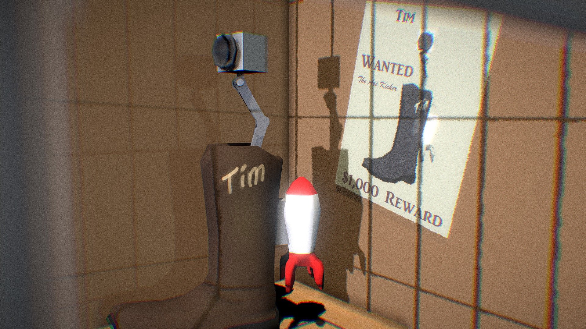 Tim In a Cage