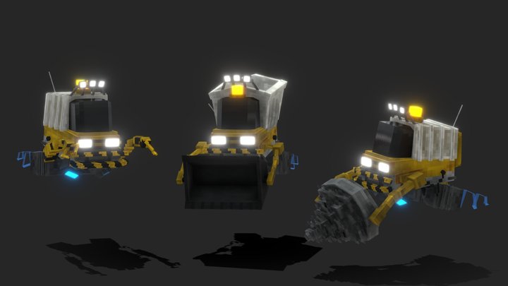 Small worker ships (Collection Edition) 3D Model