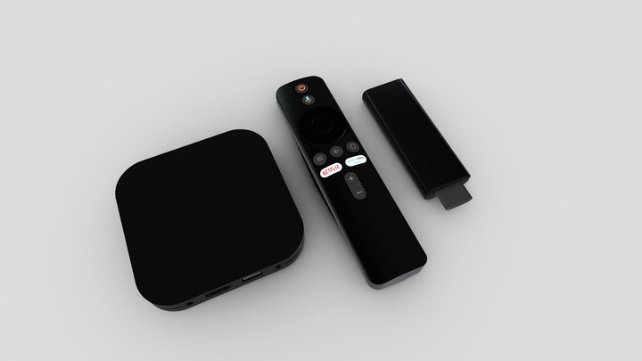 Xiaomi - Mi TV box S EN/EU 3D Model