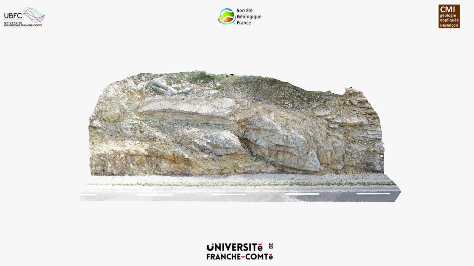 Hanging-wall anticline forelimb (zoom)