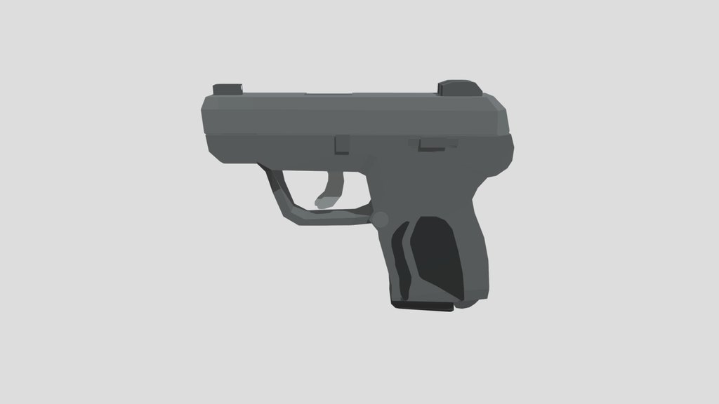 Low-Poly Ruger LCP Max