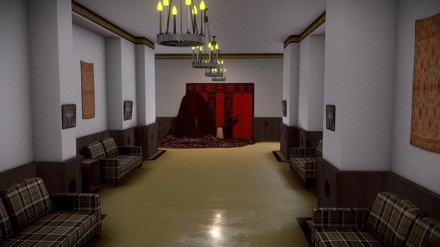 Elevator Scene from "Shining" 3D Model