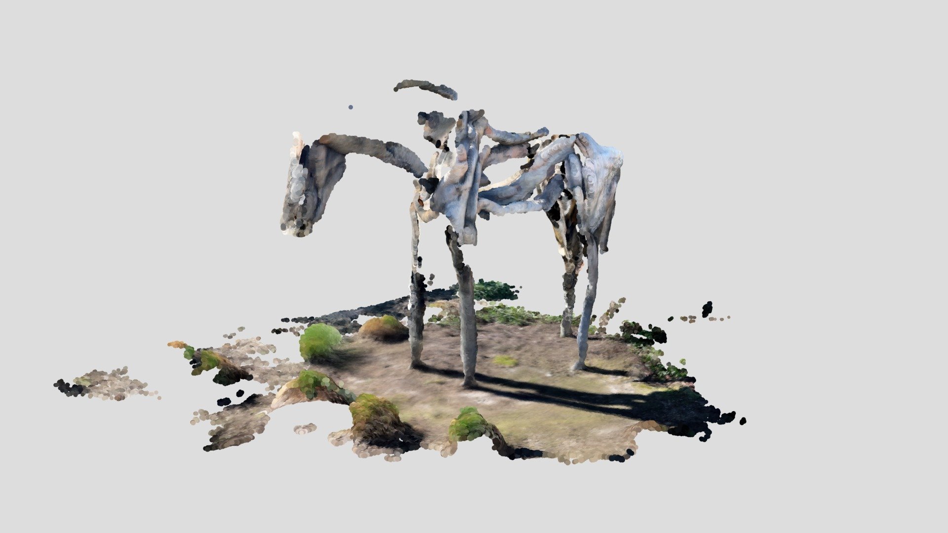Day 66: Driftwood horse sculpture - 1scanaday