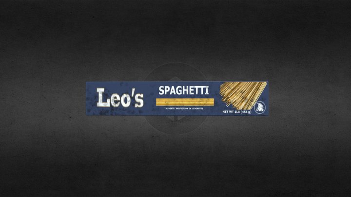 long pasta 3D Model