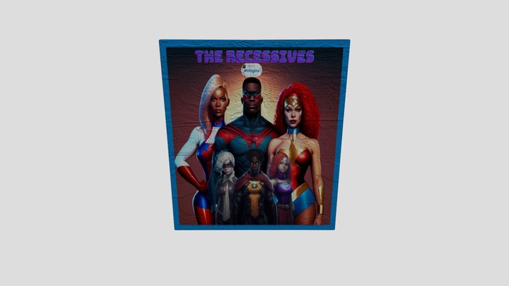 The Recessives Comic Issue 1 (Animated) 3D Model