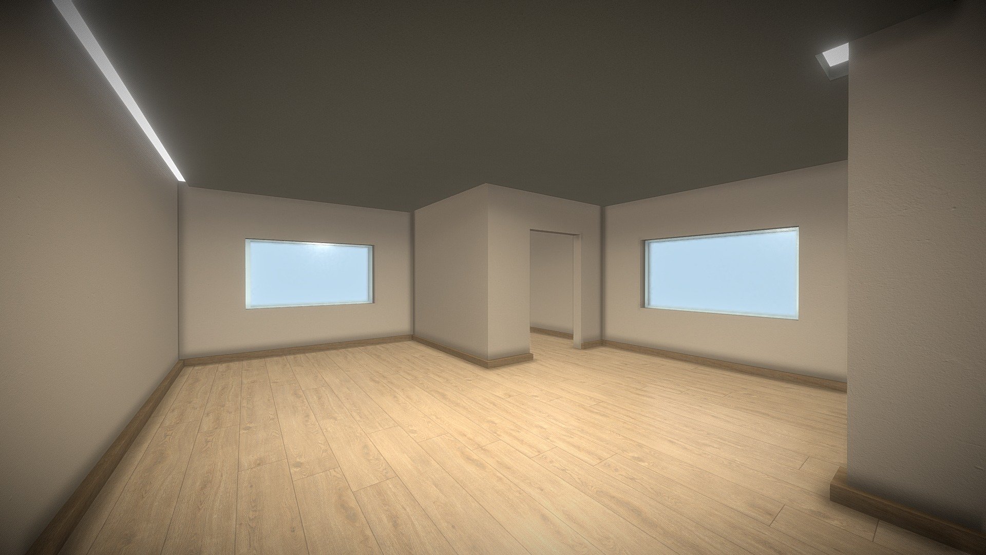 Room Blank - Download Free 3D model by Denkon (@nykondenys) [4a3b979 ...