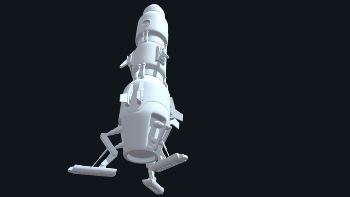 Rocket HP2 3D Model