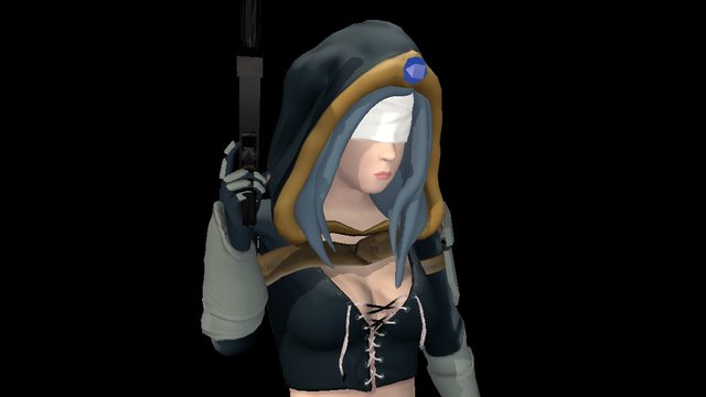 First Character for Uni Major Project 3D Model