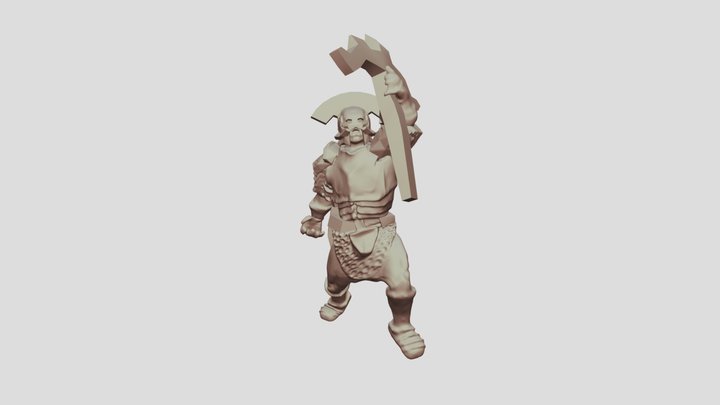 Lord of the Rings Uruk-hai Captain Crossbow 1 3D Model