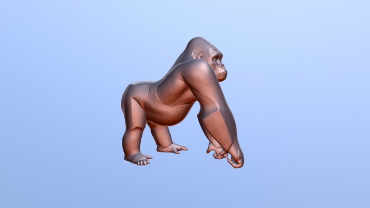 Gorille original 3D Model