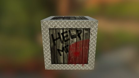 Crate 3D Model