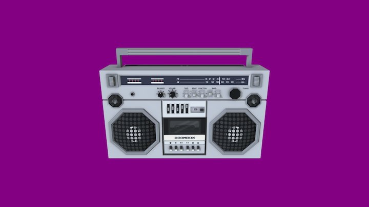 Boombox 3D Model