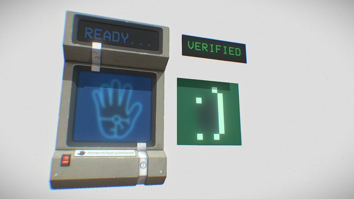 poppy playtime chapter 4 hand scanner 3D Model