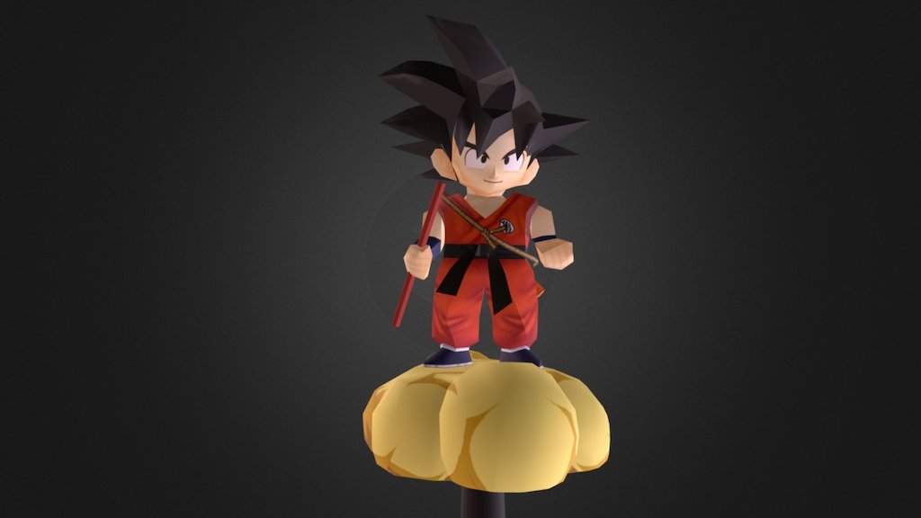 Goku Nube Voladora - 3D model by LifePapercraft (@LifePapercraft) [4a3efa6]