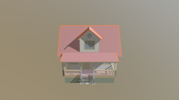 Терем -1 К-150 6х9 м Т 2х7,5 м лента 3D Model