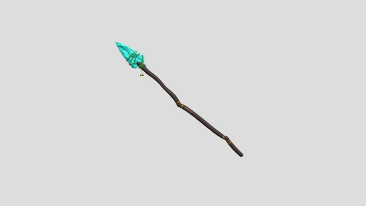 Obsiadian Spear 3D Model