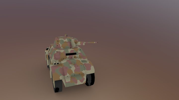 Autoblinda 41 3D Model