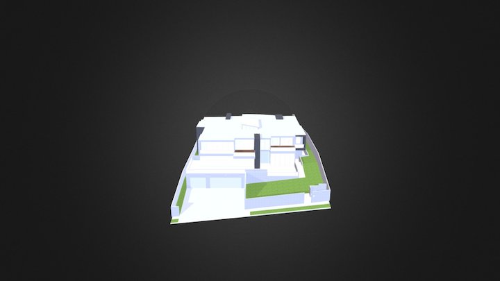 Citizen X Modern House 3D Model
