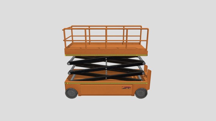 scissor lift/ножничный подъемник 3D Model