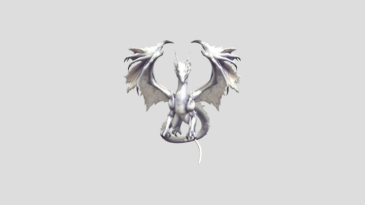 Celestial Dragon of Light 3D Model