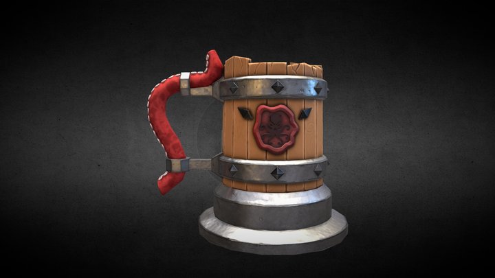 Chope du Kraken / kraken's mug🐙🍺 3D Model