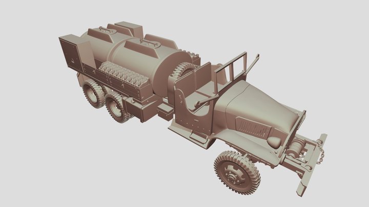 WWII-US-Army-Truck 3D Model