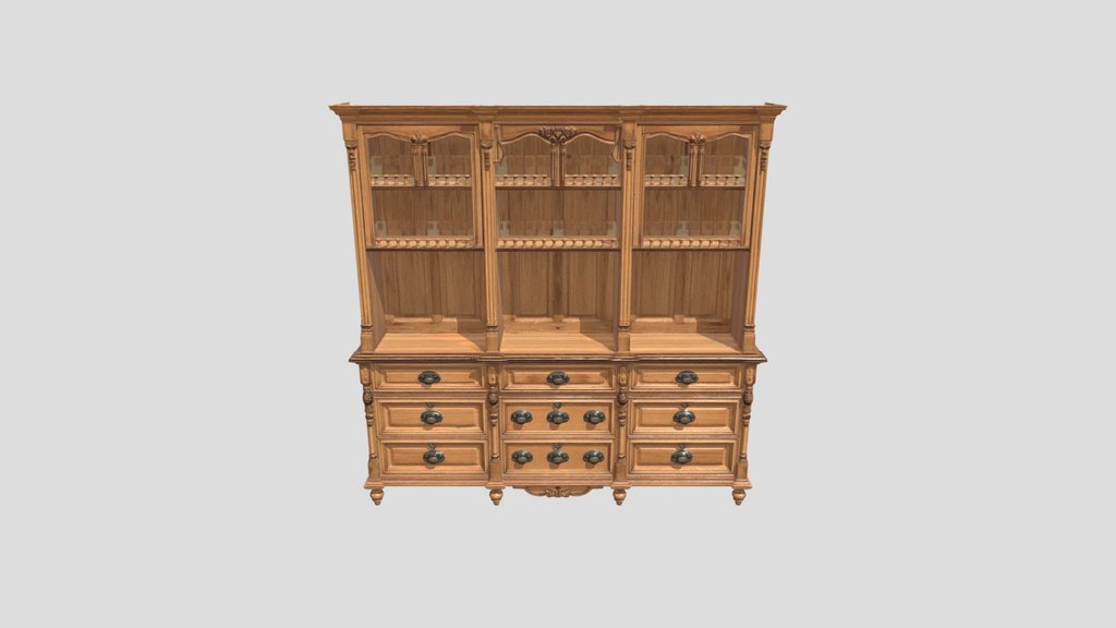 Triple-Section Cabinet