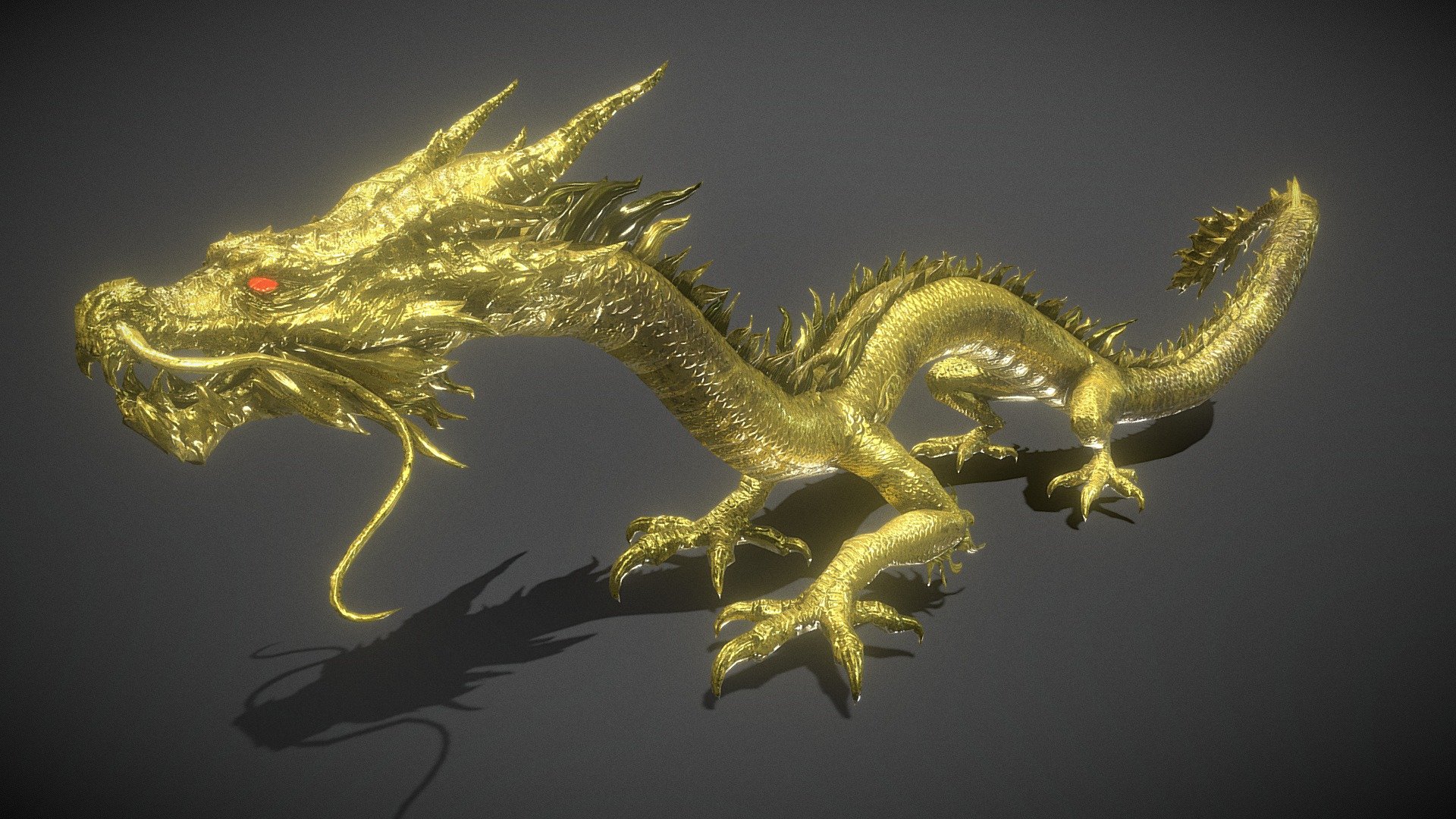 Chinese Dragon - Buy Royalty Free 3D model by Zhang Shangbin ...