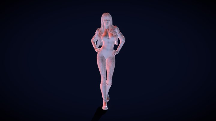 Black Canary ZB H 3D Model