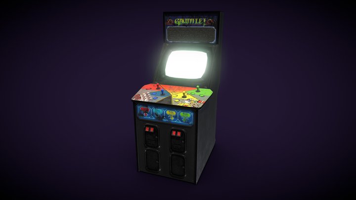 Gauntlet Arcade Machine – Modèle 3D gratuit STL