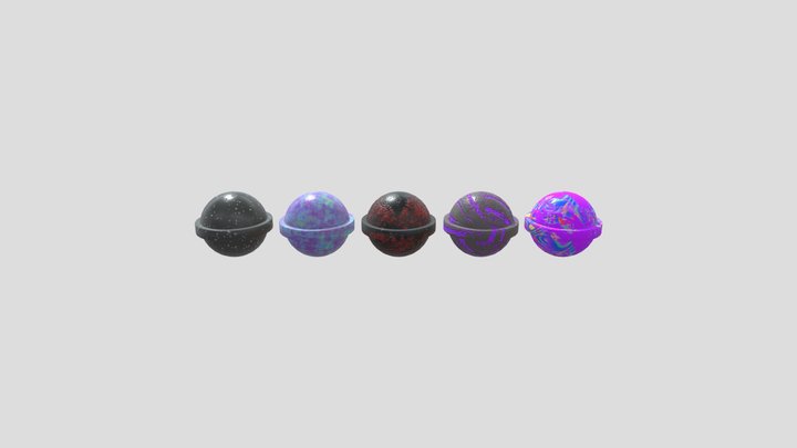 ChalkSpheres 3D Model