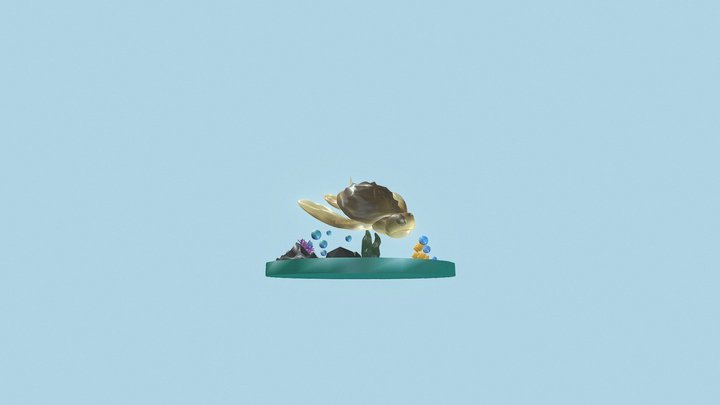 sea turtle_prototype1 3D Model