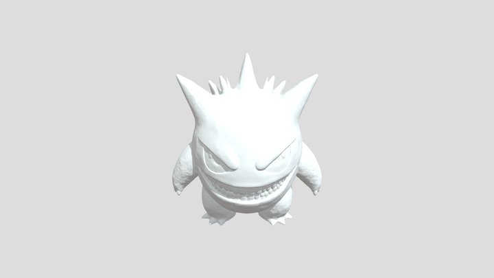 Gengar Glowing Purple