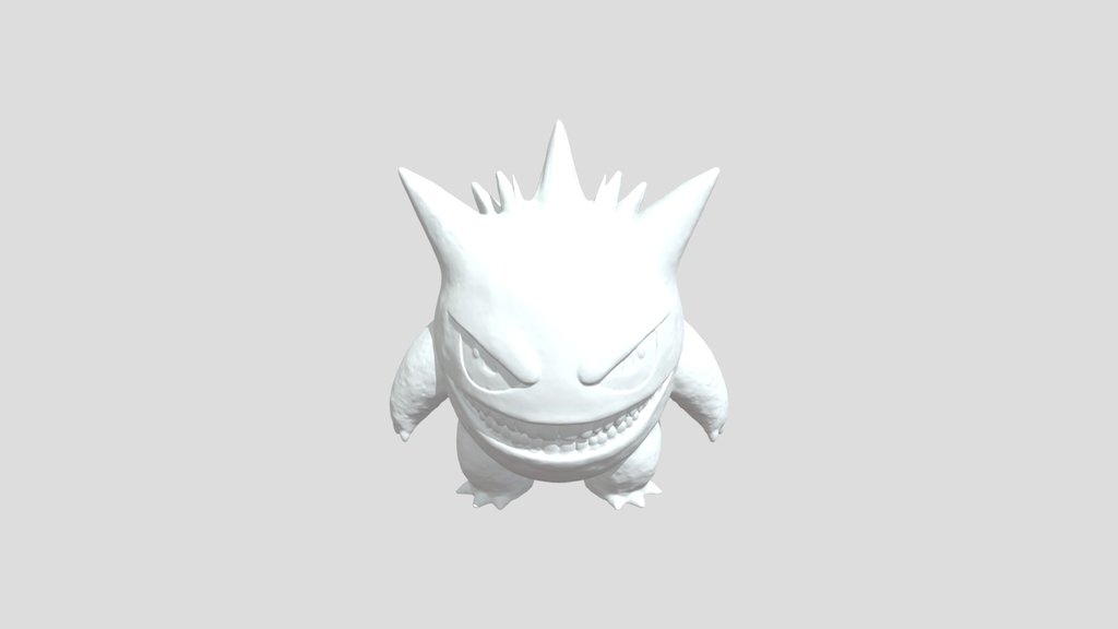 Gengar Glowing Purple