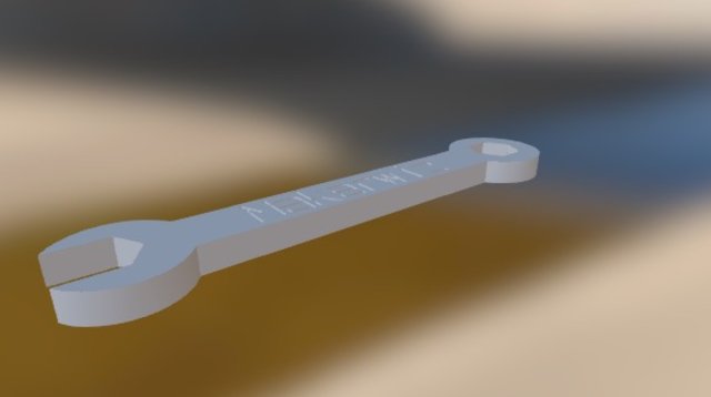 Makerwiz 10mm Wrench 3D Model