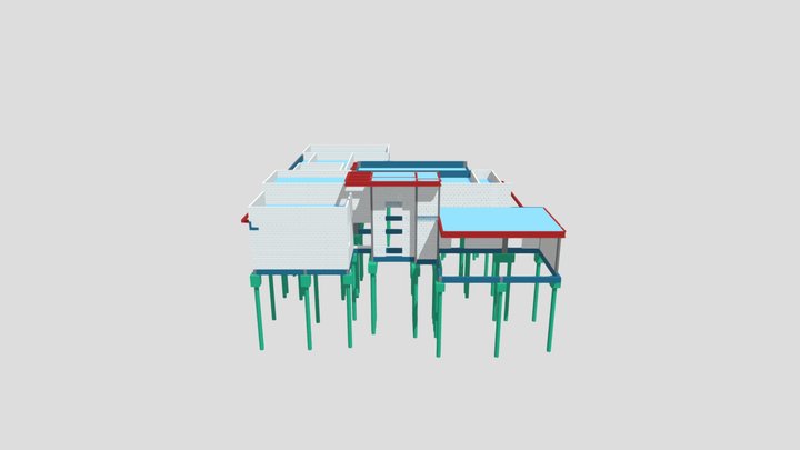 Proj. 183 - CONSTRUTORA MFALCÃO 3D Model