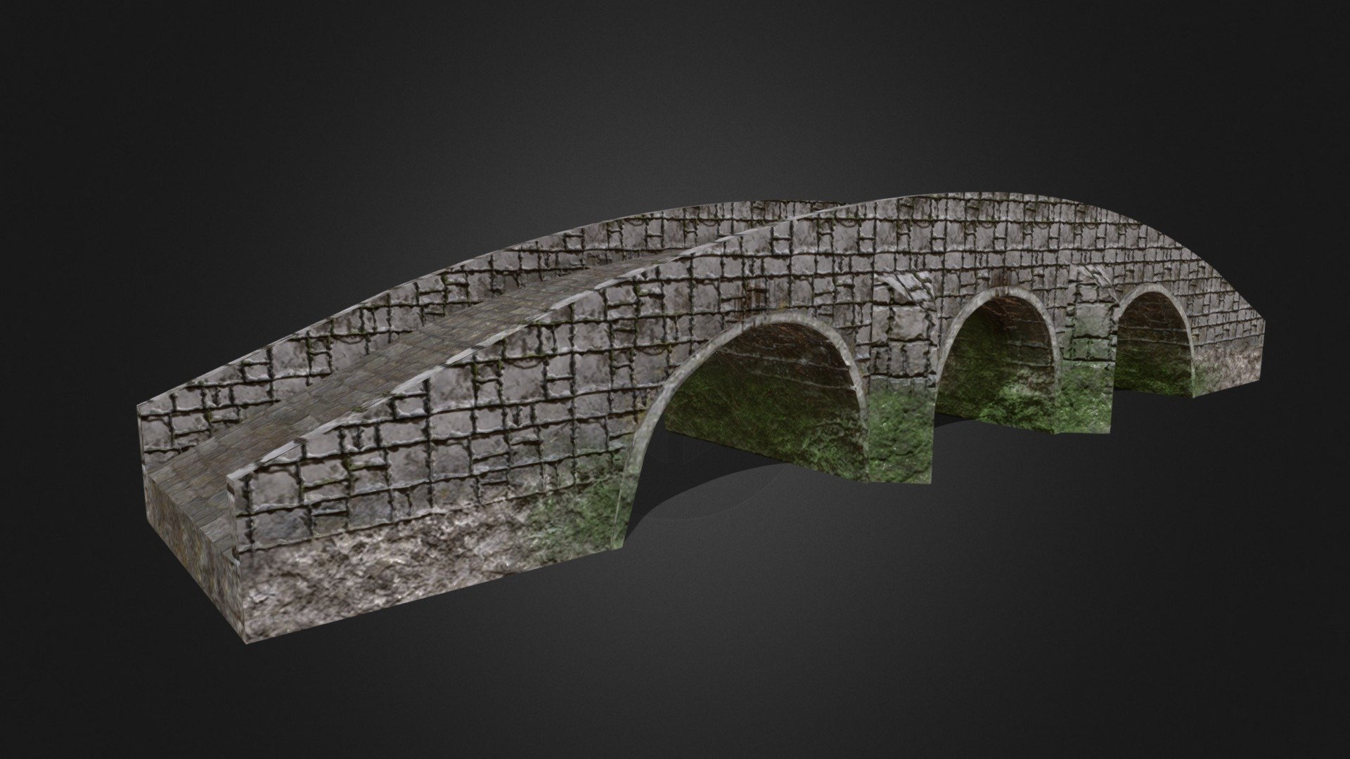 Stone Bridge 3d Model By Onur Berat Bulat Onurberatbulat