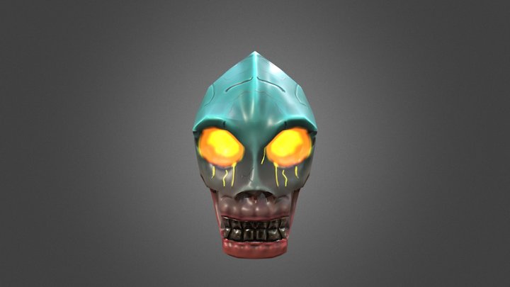 B2D1_Skull_Low_Final 3D Model