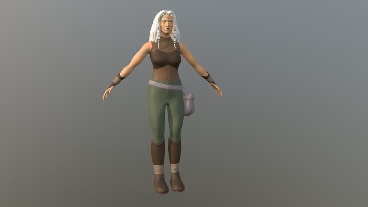 Panthera character 3D Model