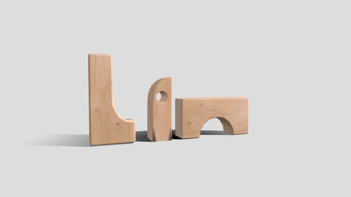 sf_adv_wood_blocks_4 3D Model