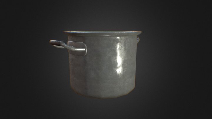Simple Metal Pot – Gratis 3D-model STL
