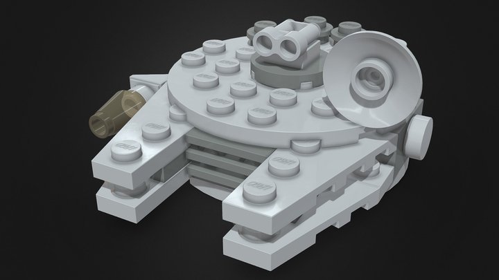 Lego Millennium Falcon 3D Model